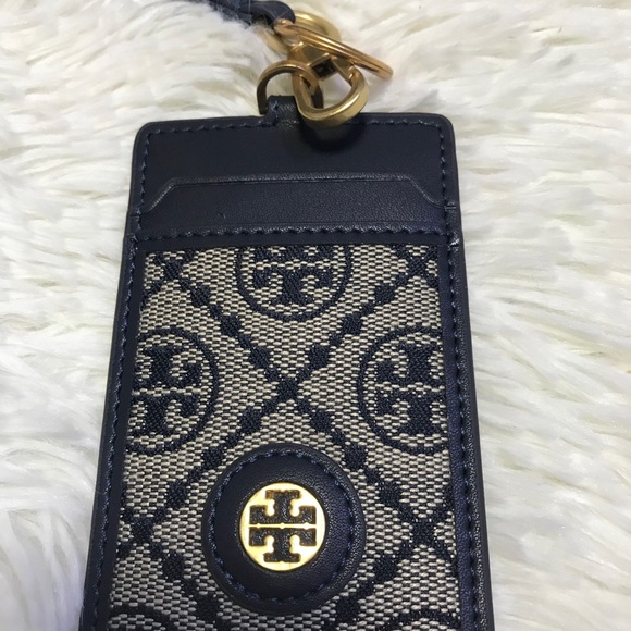 Id Card Holder Tory Burch Tory Burch Black Lanyard ID Credit Card